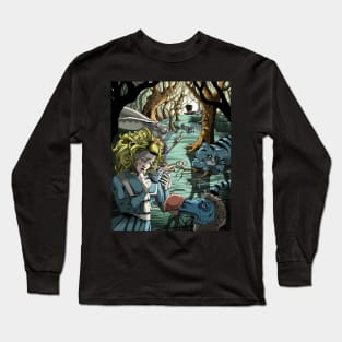 Melancholy Alice in Wonderland Long Sleeve T-Shirt